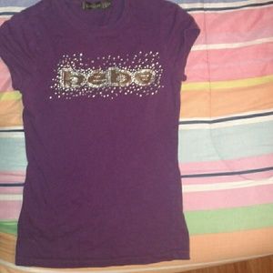 Bebe purple shirt